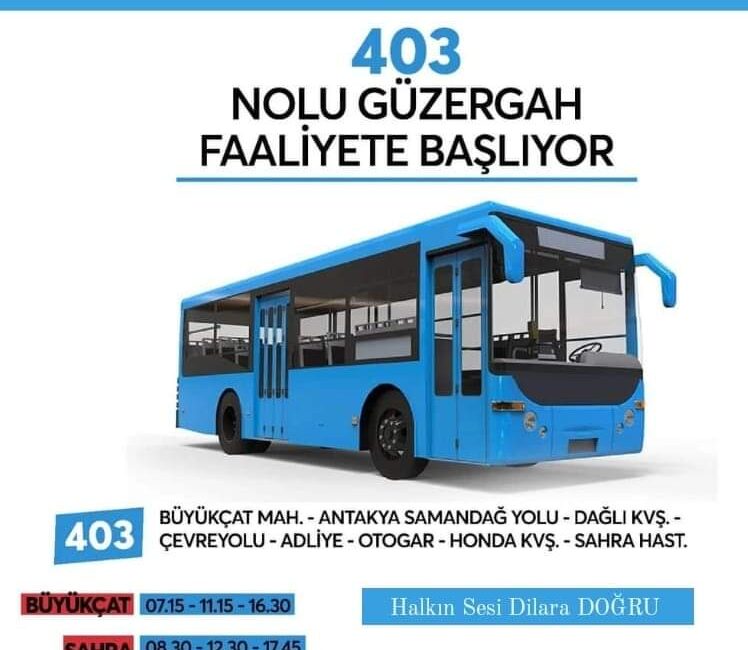 Hatay Büyükşehir Belediyesi ulaşım