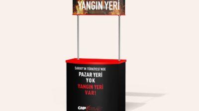 CHP İstanbul İl Başkanlığının zamları protesto etmek için açtığı “MuazZAM”