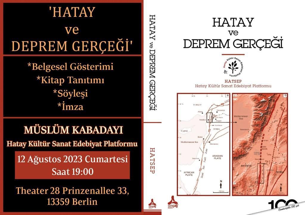 Hatay depremi Berlin’de konuşuluyor