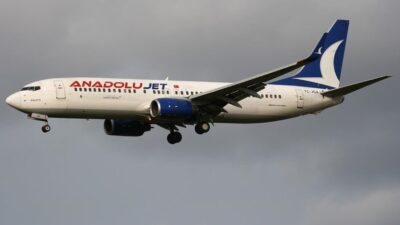 Anadolu Jet, biletlemenin en son bugün yapılması kaydıyla yurt dışı