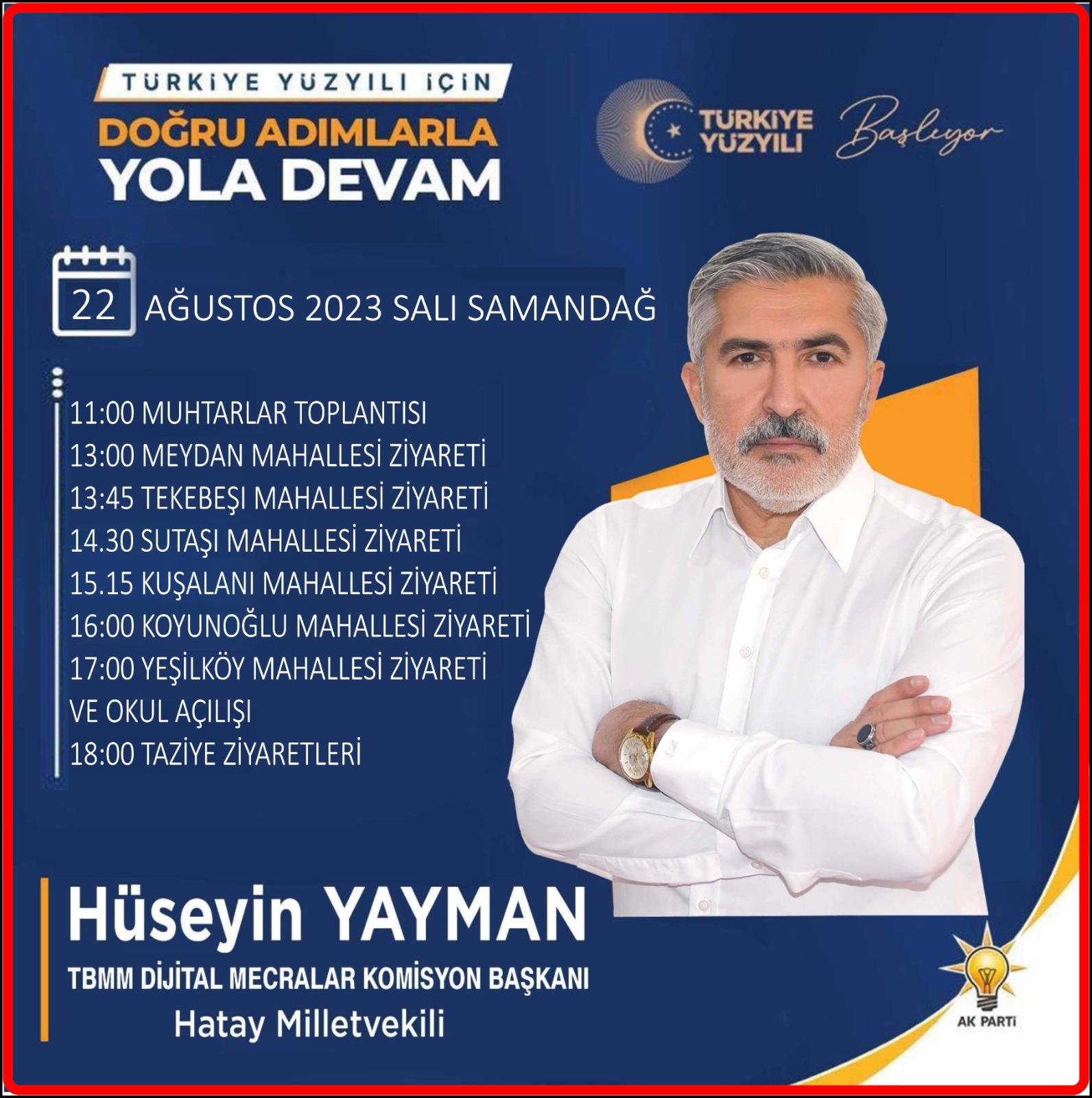 Hüseyin Yayman Hatay’ı karış karış geziyor