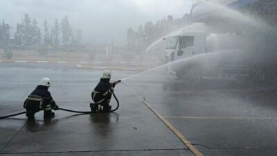 Hatay Büyükşehir Belediyesi İtfaiye Daire Başkanlığı tarafından “Yangına Karşı Alınacak
