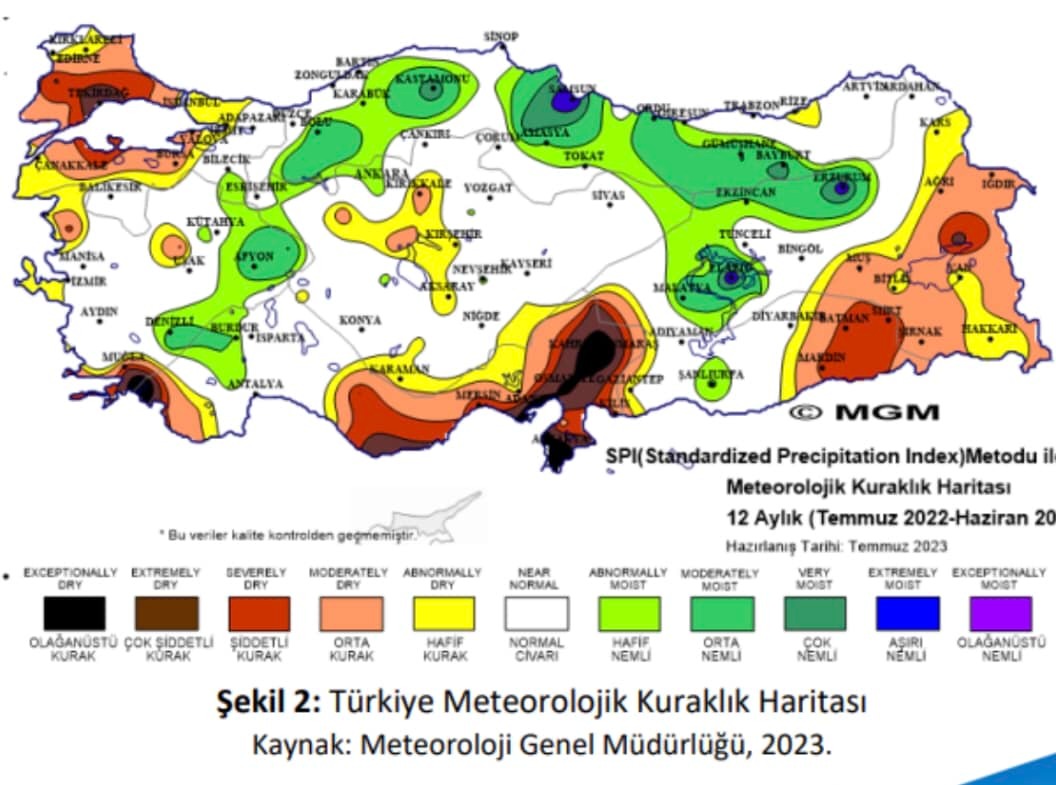 Son yılın en kurak ili: Hatay