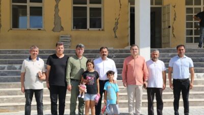 Vali Mustafa Masatlı okulların açılmasına az süre kala az hasarlı