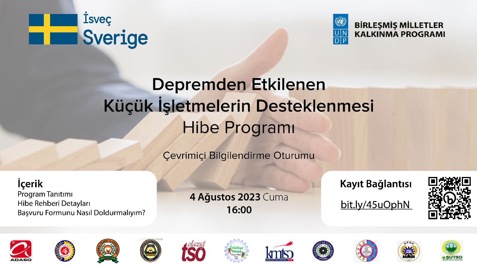 Depremzede esnafa İsveç hükümetinden kredi