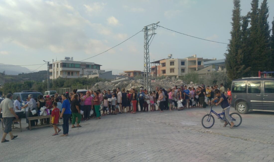 Habere konu fotoğraf Samandağ ilçesinde çekildi. Kilikya Nehir Sosyal Dayanışma