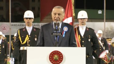  Cumhurbaşkanı Recep Tayyip Erdoğan, Jandarma ve Sahil Güvenlik Akademisi Subay