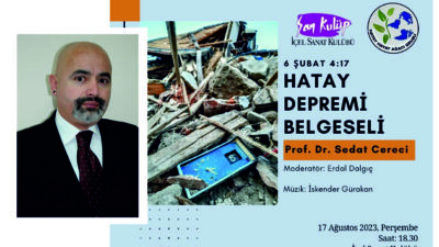 MERSİN SANAT KULÜBÜNDE Hatay MKÜ İletişim fakültesi öğretim üyesi Prof.Dr.