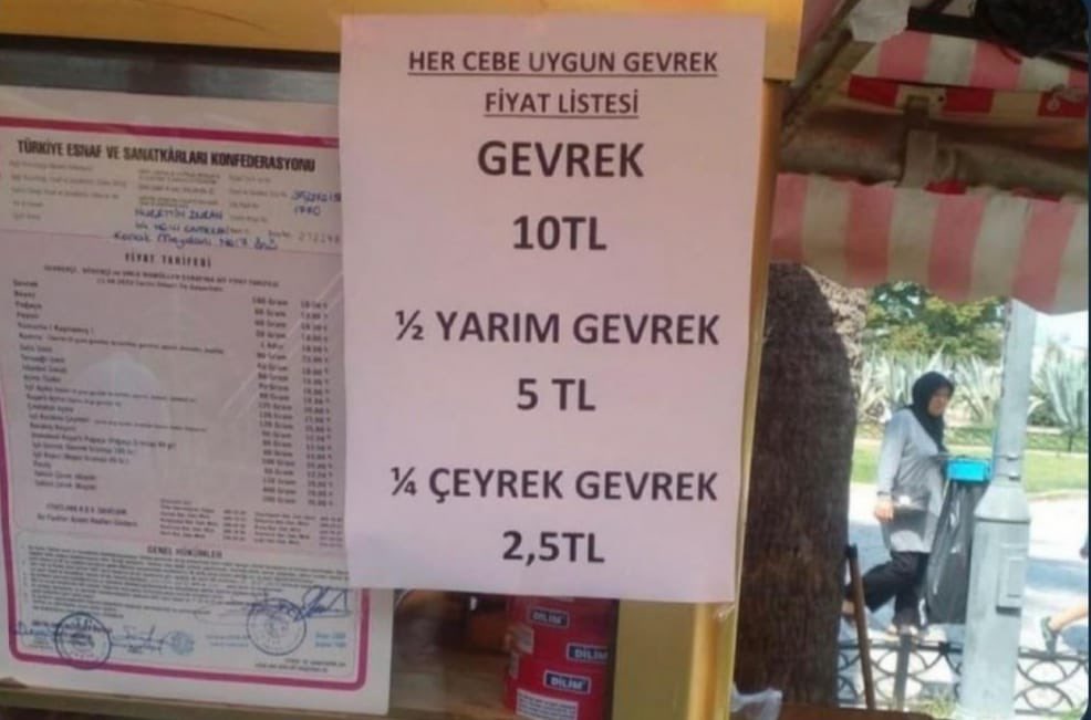 Hatimoğulları çeyrek simite tepki verdi