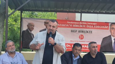 Milliyetçi Hareket Partisi Antakya ilçe başkanı Mehmet Kanlı, partisi MHP