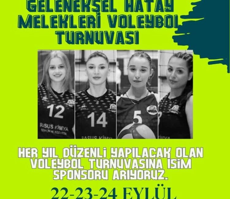 Hatay’da kızlar voleybol turnuvası