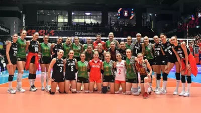 Türk sporunun gurur kaynağı olan kadın Voleybolcularımız, Avrupa Şampiyonasının ikinci