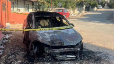 Serinyol Mahallesi'nde 2 aracı kundaklayan kişi yakalandı