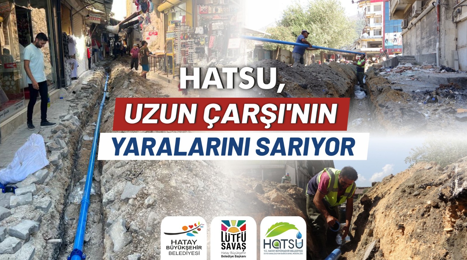 Hatay Büyükşehir Belediyesi ekipleri sahada