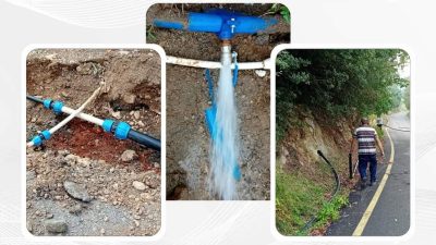 İskenderunun kenar mahallerinden su çıkağı da yaşanan su sıkıntısı giderildi.