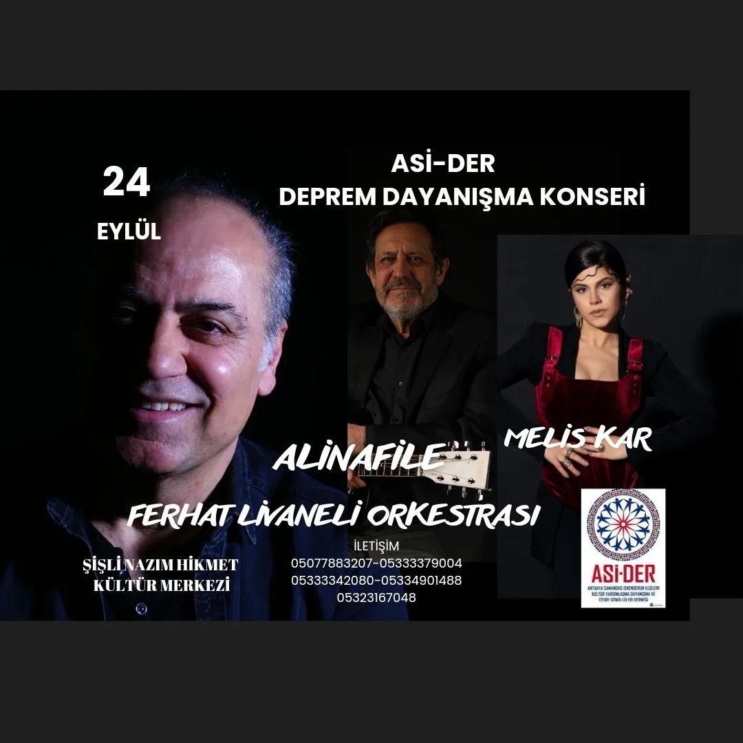 Dayanışma konserinde Ali Nafile sahne alacak