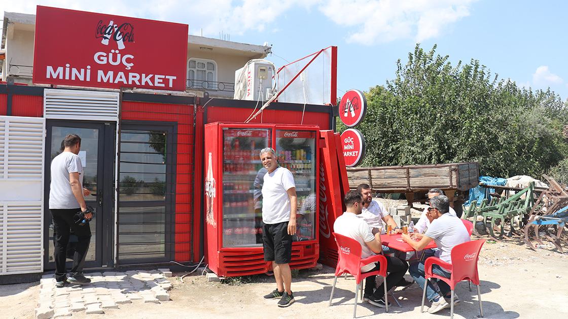 Coca-Cola’dan depremzede esnafa iş yeri desteği