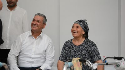 Belen Kaymakamı Mahmut Sami Yılmaz ve Belediye Başkanı İbrahim Gül,