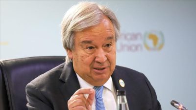 Birleşmiş Milletler (BM) Genel Sekreteri Antonio Guterres, şimdiye kadar kayıtlara
