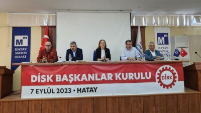 Uluslararası sendikaların da desteği ile DİSK, Hatay’daki bütün depremzedelere hizmet vermek üzere “Psiko-Sosyal