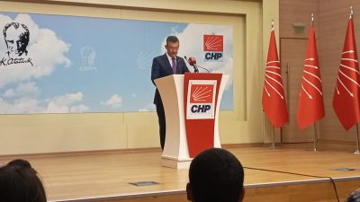 Cumhuriyet Halk Partisi Grup Başkanı Özgür Özel saat 14.00’de CHP