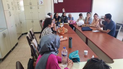 Eğitim – Sen Hatay Şube Başkanı Özgür Tıraş ve yönetim