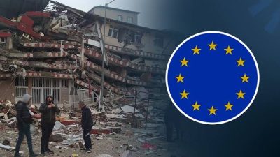 Avrupa Birliği’nin (AB) Türkiye’ye Kahramanmaraş merkezli depremler dolayısıyla 400 milyon