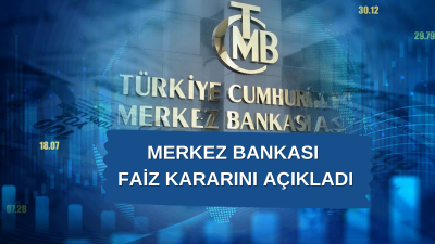 Türkiye Cumhuriyet Merkez Bankası  politika faizini açıkladı. Para Politikası