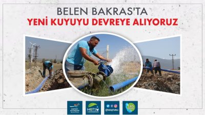 İlimiz Belen ilçesinin kalabalık yerleşim birimlerinden Bakras kırsalına daha fazla