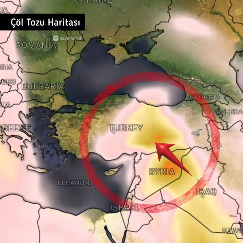 Cuma gününe dikkat! çöl tozu geliyor