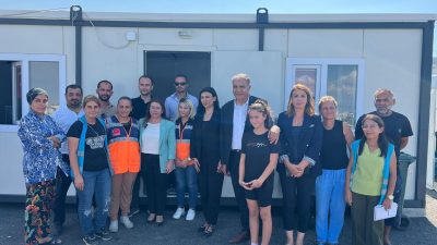 TBMM Başkanvekili Gülizar Biçer Karaca, KKTC Meclis Başkanvekili Fazilet Özdenefe,