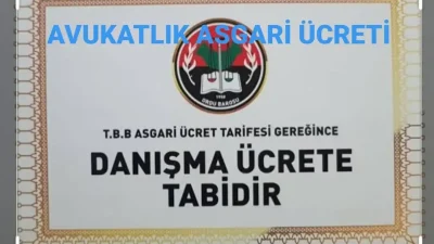 Avukatlık asgari ücret tarifesine enflasyon oranında zam yapıldı. Barolar Birliğince