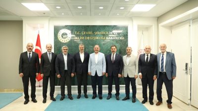 Hatay’dan en üst düzeyde bir heyet ilimizdeki deprem konutları yapımı