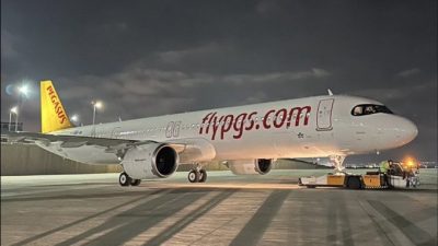 Pegasus Hava yolları, ikinci bir bildirime kadar bölgedeki karışık ortam