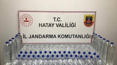 Hatay Jandarması alınan bir ihbar üzerine baskın yaptığı evde 5