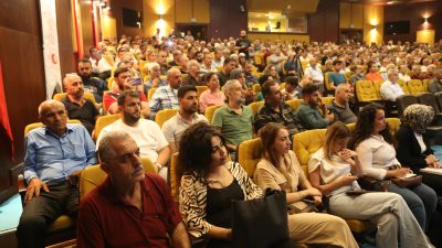 Hatay’ın merkez Antakya ilçesinde hak sahiplerinin katılımıyla “Yerinde Dönüşüm Projesi