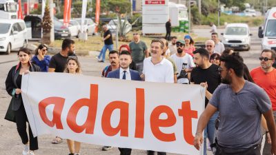 Türkiye İşçi Partisi Genel Başkanı Erkan Baş, özgürlük yürüyüşünün 5.