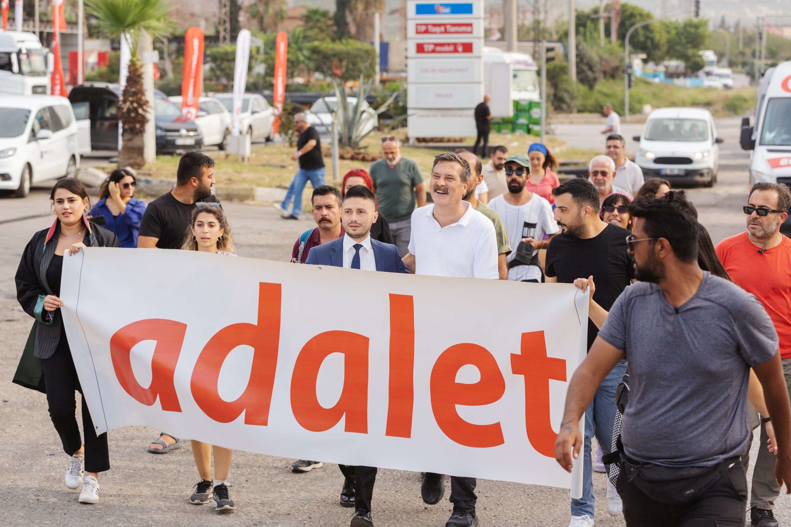 Özgürlük yürüyüşü 5. Gününde Dörtyol’da