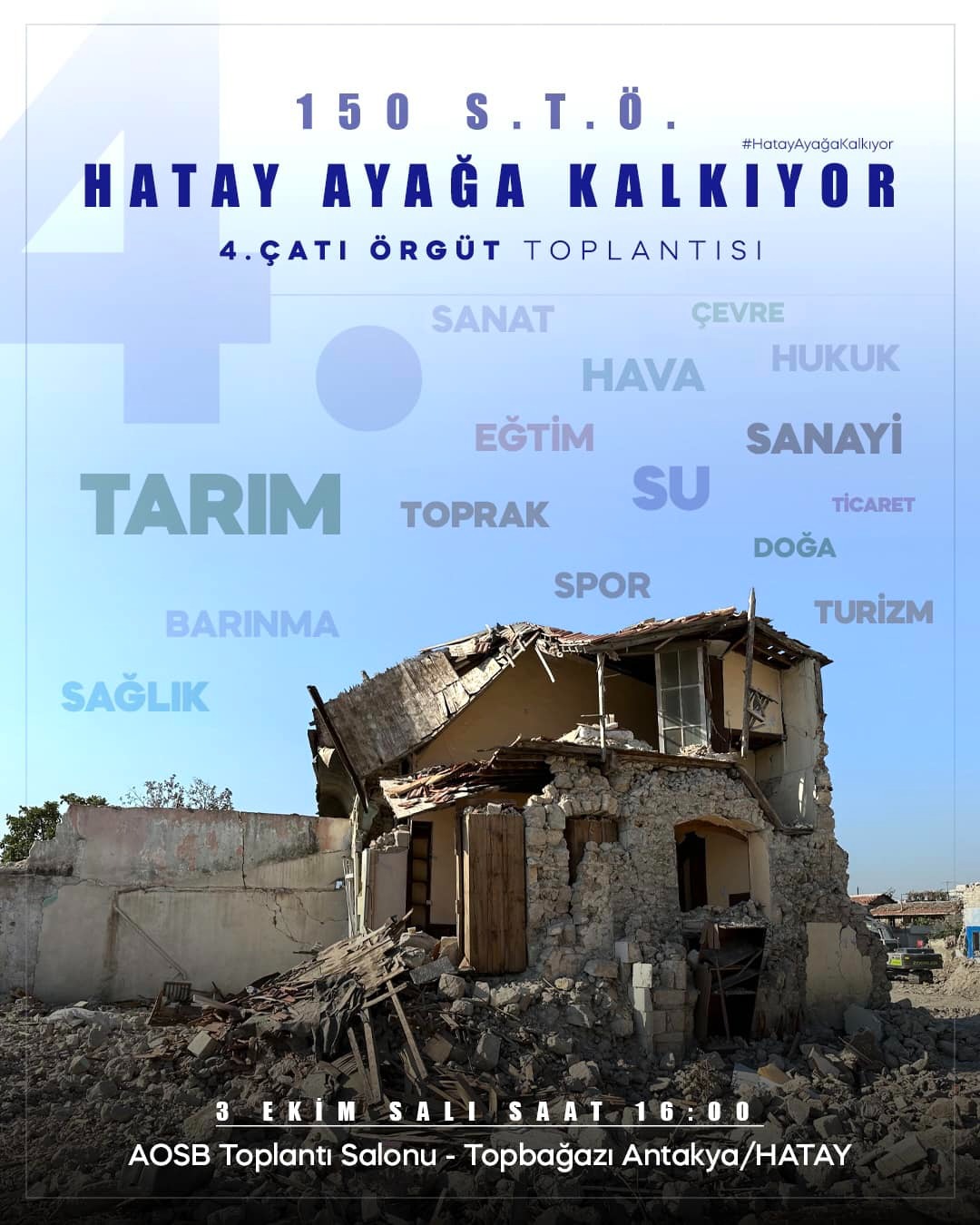 Hatay ayağa kalkıyor