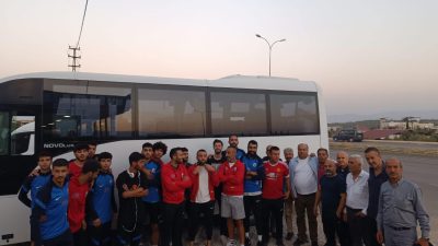 Hatay Büyükşehir Belediyesi,. Hatay’ın BAL ligi takımı Yayladağıspor’un deplasmana gidiş-dönüş