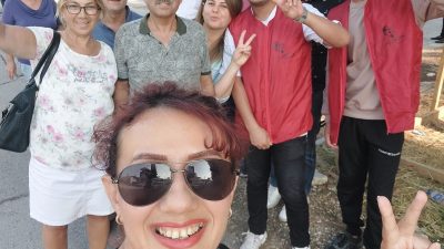 İskenderun CHP ilçe yönetici ve üyeleri, önceki gün ilçe merkezinden