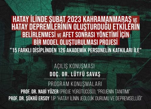 Hatay BŞB’den yeni bir deprem çalıştayı organizasyonu