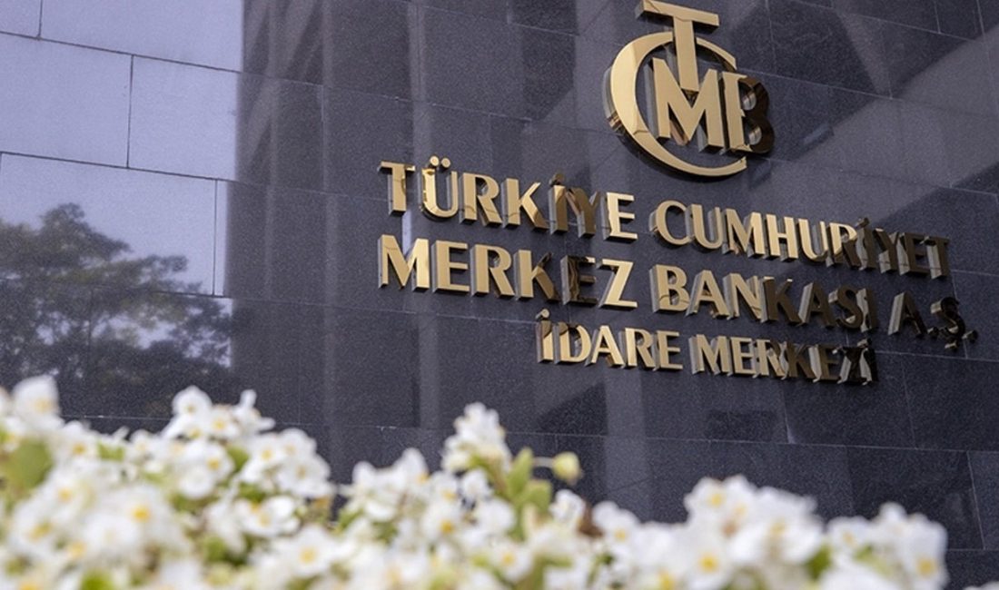 Türkiye Cumhuriyeti Merkez Bankası (TCMB), politika faizini 500 baz puan