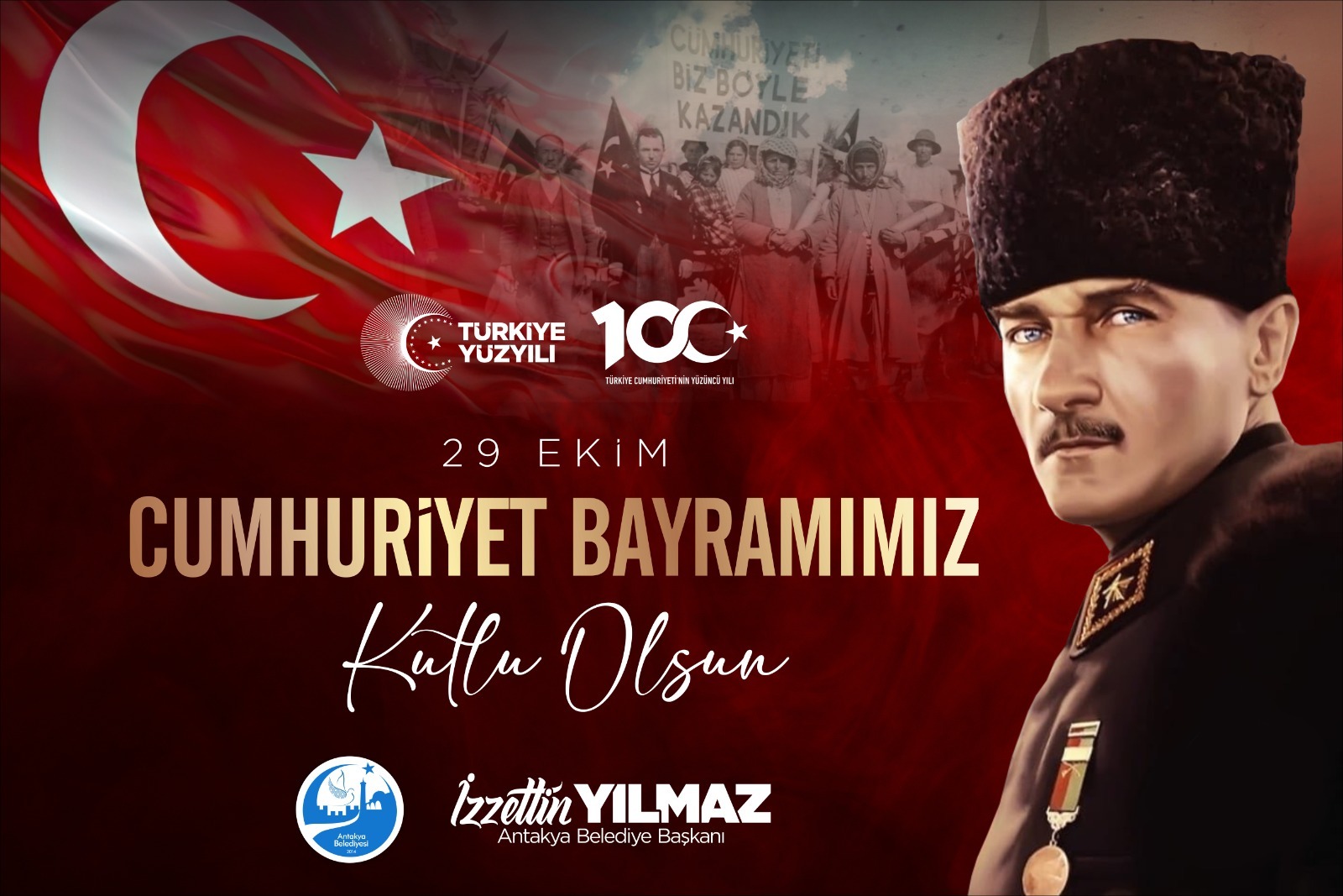 İzzettin Yılmaz, Cumhuriyetin 100. Yılını kutladı