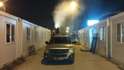 İskenderun belediyesi, görev ve sorumluluğu kapsamında olmamasına rağmen ilçede sinek