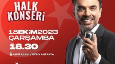 Ünlü sanatçı Uğur Aslan, 100. Yıl Halk Konseri kapsamında 18