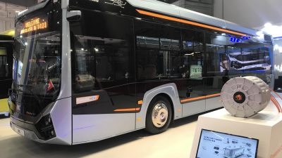 BMC ve ASELSAN işbirliği ürünü elektrikli otobüs, Belçika’nın başkenti Brüksel’deki