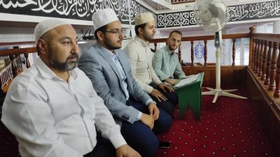 Hatay’ın Erzin ilçesinde, İsrail’in Filistin’deki saldırıları sonucu hayatını kaybedenler için dua edildi. Diyanet İşleri
