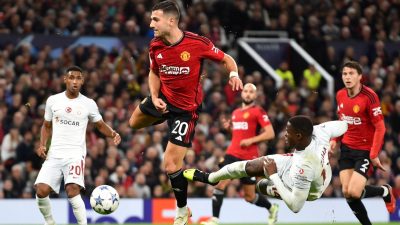 UEFA Şampiyonlar ligi ikinci karşılaşmasında Galatasaray Manches ter United’ i