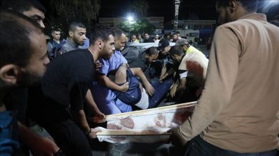 İsrail Gazze’yi bombalamaya devam ediyor. Filistin İçişleri Bakanlığının Telegram sayfasında